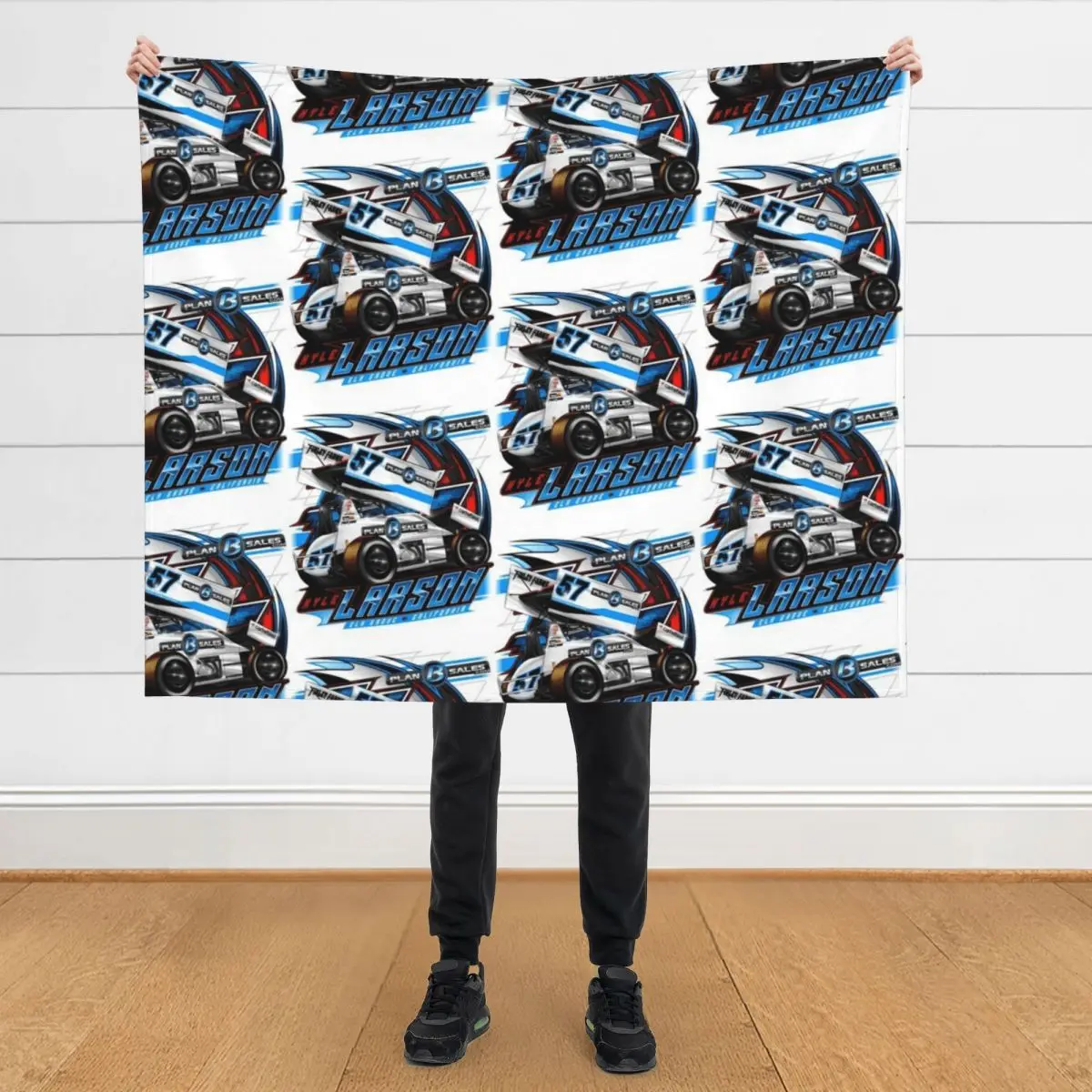 

Kyle Larson Kyle , #2 Throw Blanket Luxury Designer christmas gifts Soft Beds Bed linens Blankets