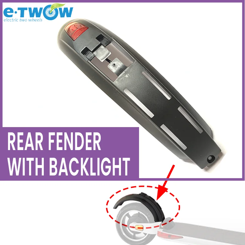 Original ETWOW Rear Fender with Backlight for E-TWOW Electric Scooter