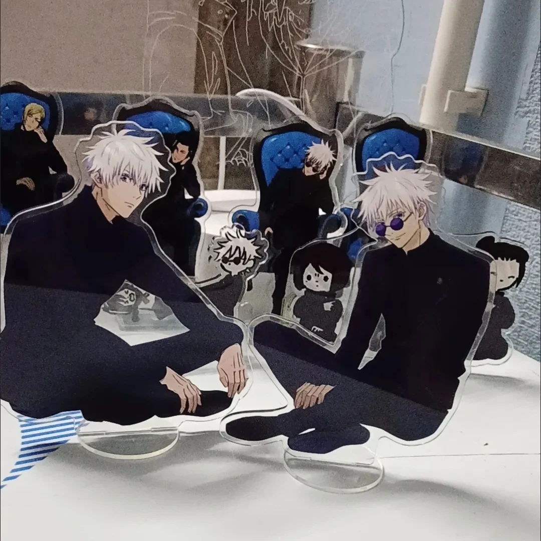 Gojo Satoru Acrylic Stand Figure Jujutsu Kaisen Anime Peripheral Fashion Exquisite Play Cool Modeling Desktop Ornament New Gifts