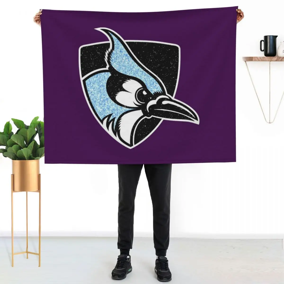 

johns hopkins Throw Blanket Spring Fall Cozy Throw Blanket for Couch