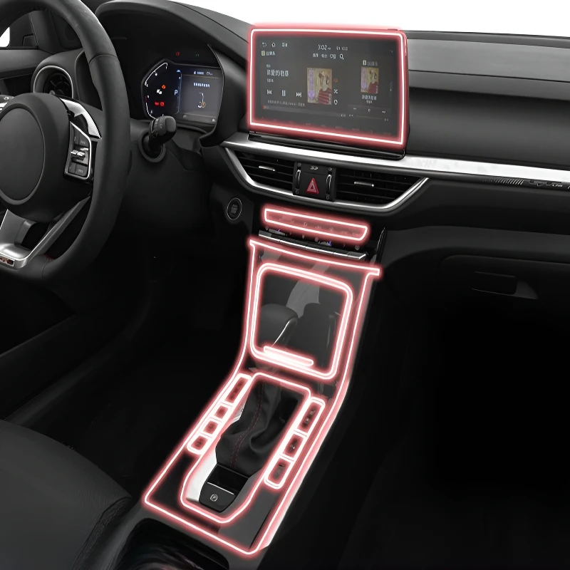 

Для Kia K3 2019-2022 приборная панель мультимедийная навигация прозрачная защитная пленка от царапин модификация