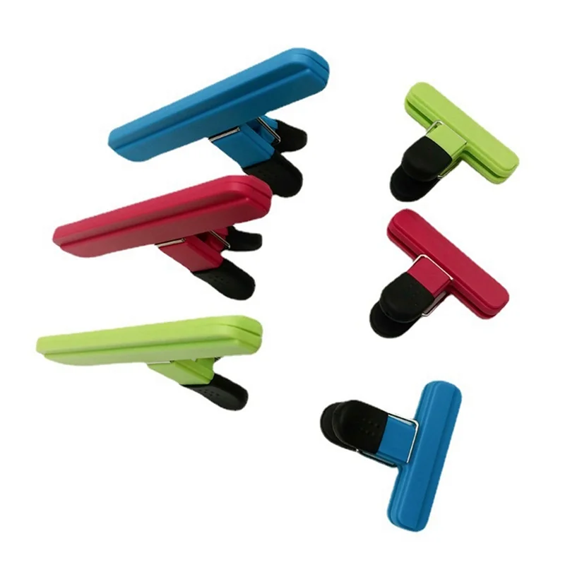 

2025 Trendhousehold Storage Plastic Bag Sealing Clip Food Preservation Moisture-Proof Sealing Clip Snack Milk Powder Bag Clip Du