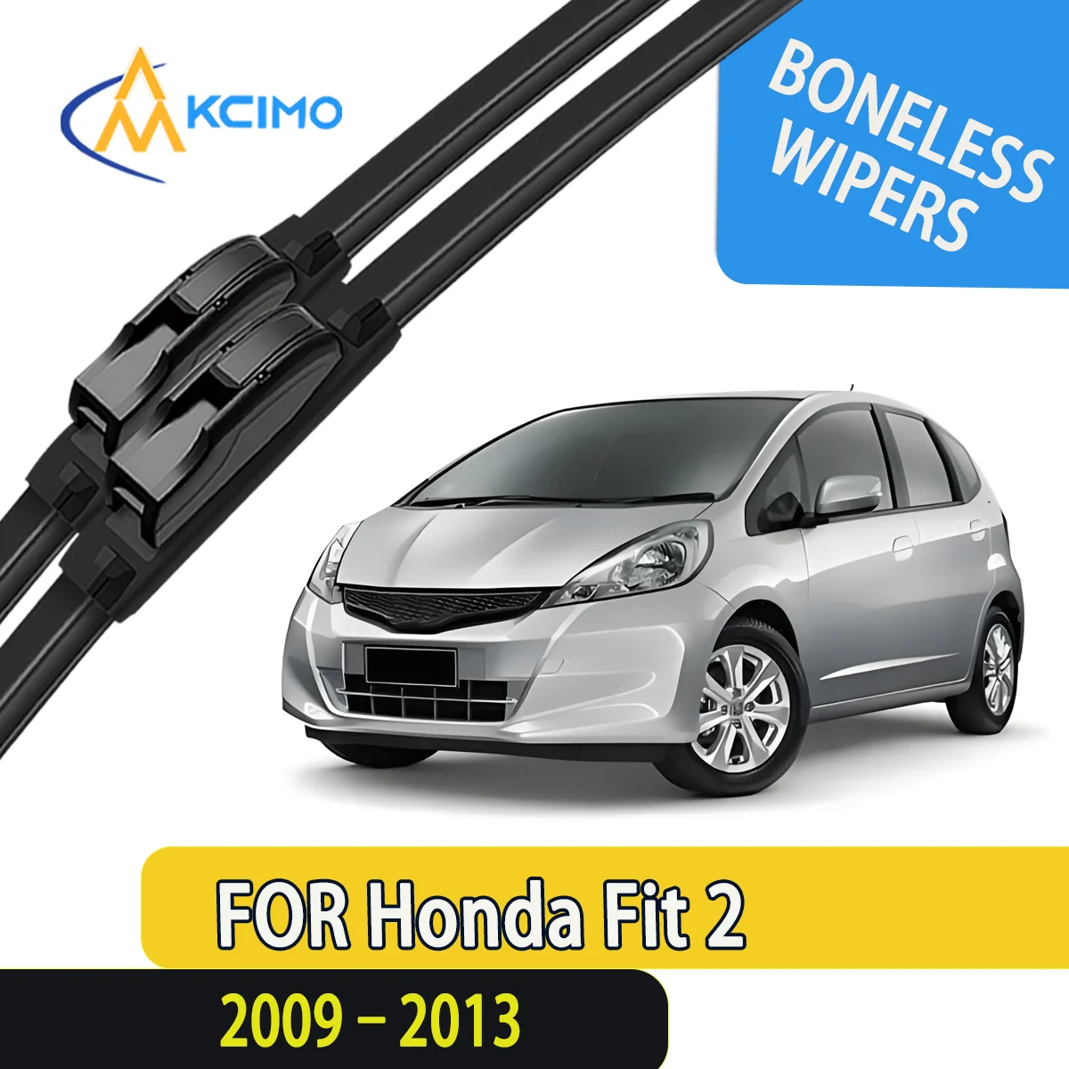 

2pcs Quality Windscreen Silent Black Car Rain Brush Suitable for Honda Fit 2 GE6/GE7/GE8/GE9/GG1/GG2/GG3/GG4/GG5/GG6 2009-2013