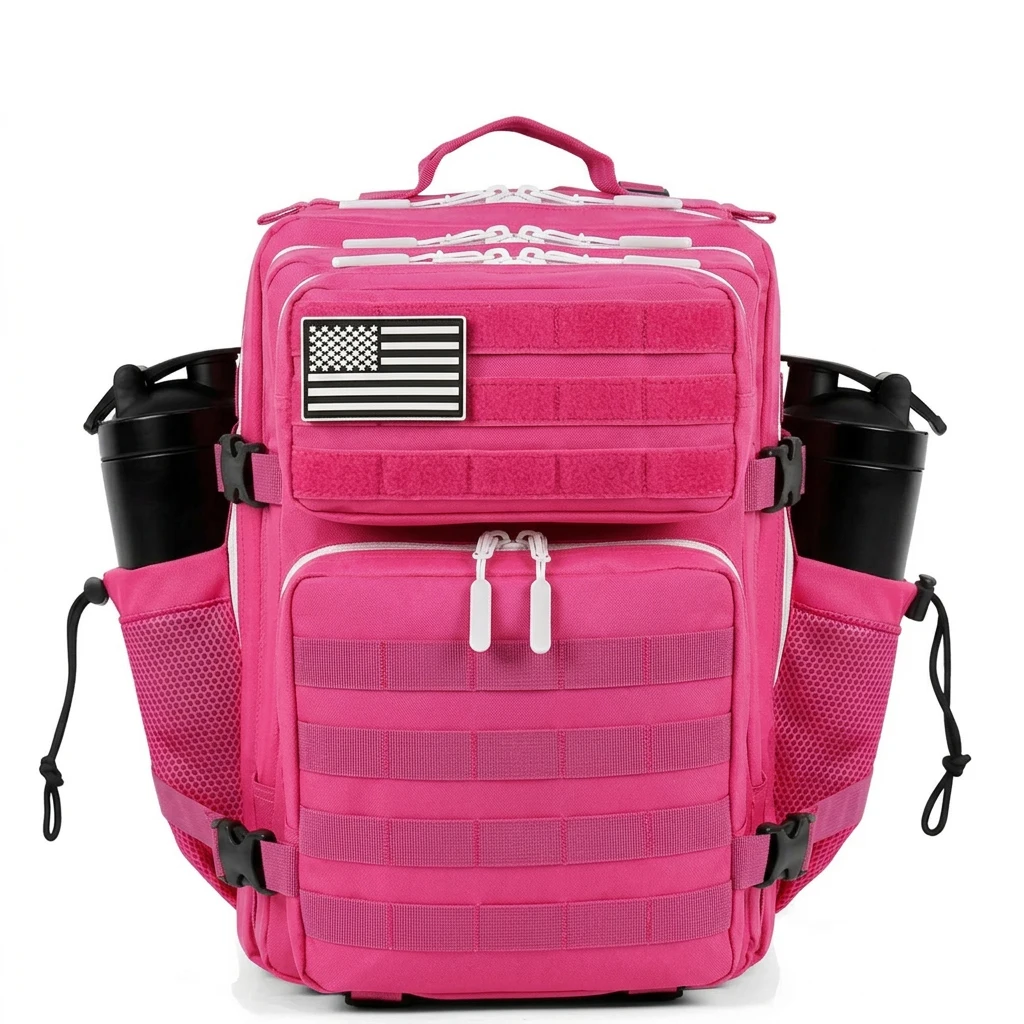 

25L Tactical Backpack for Women Outdoor Travel Hiking Bug Out Bag Weekend Exercise Athletics Gym Rucksack with Dual Cup Holder