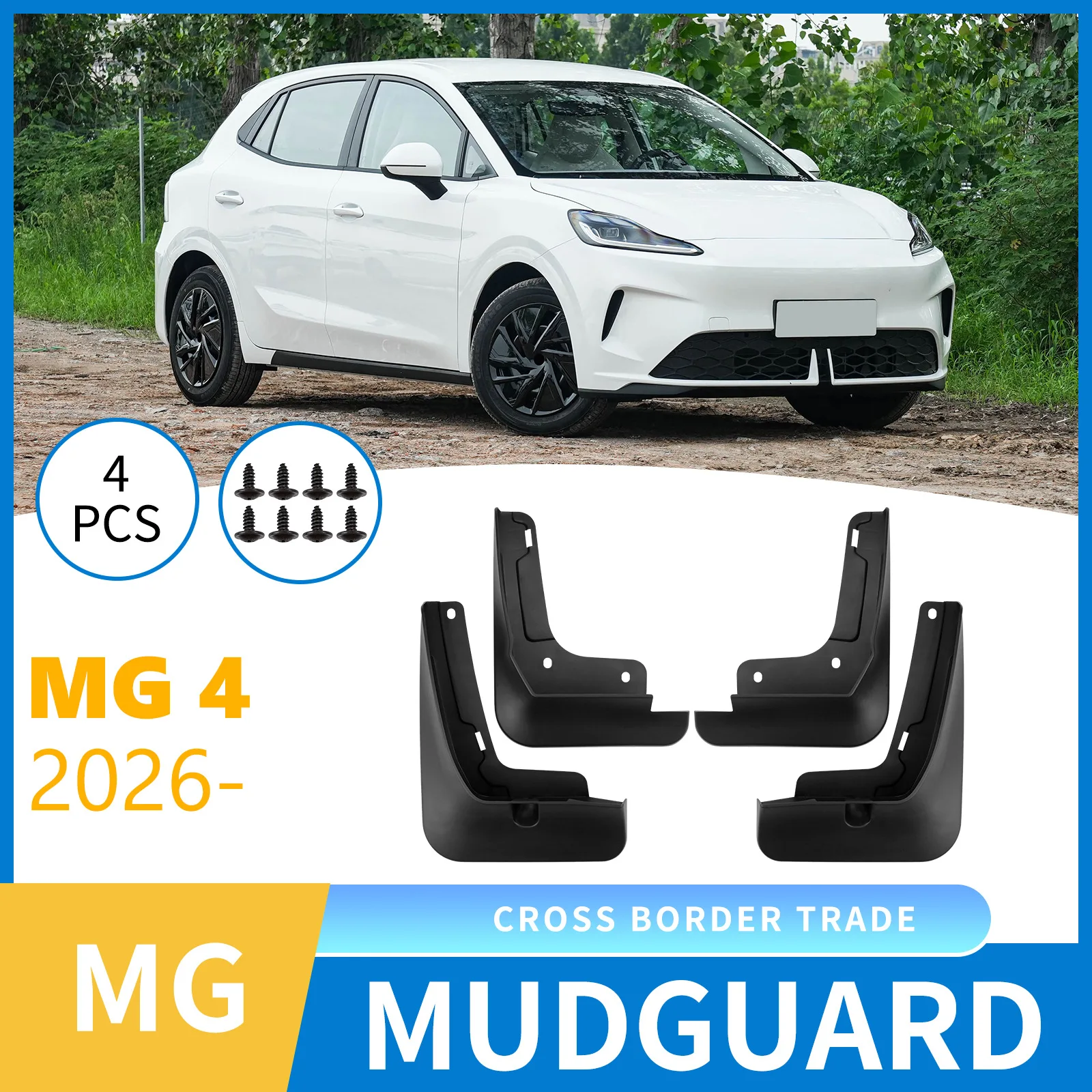 

Fenders For MG 4 2026 car front and rear tires, mudguard panels, and exterior decoration modification products