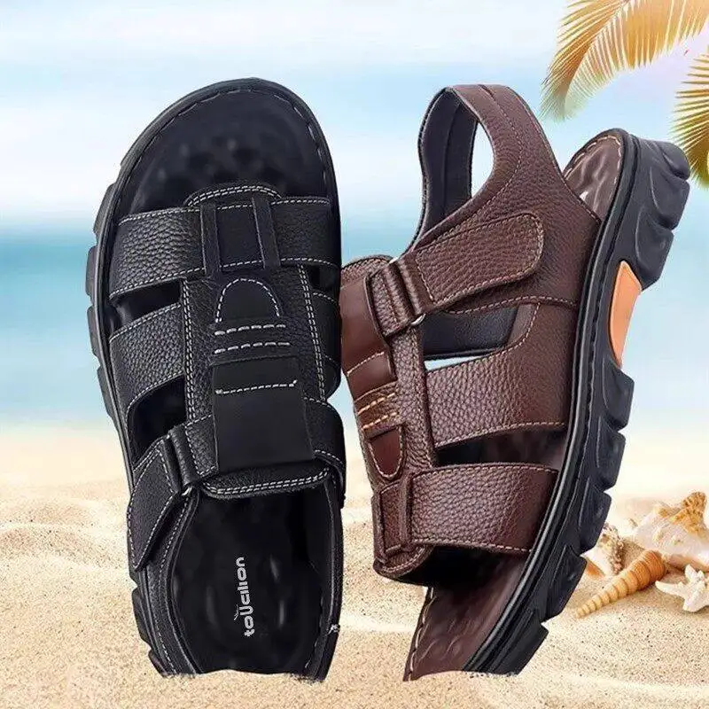 men's-sandals-breathable-waterproof-driving-beach-shoes-hollow-out-anti-slip-casual-fashion-sandals-for-outdoor-spring-use