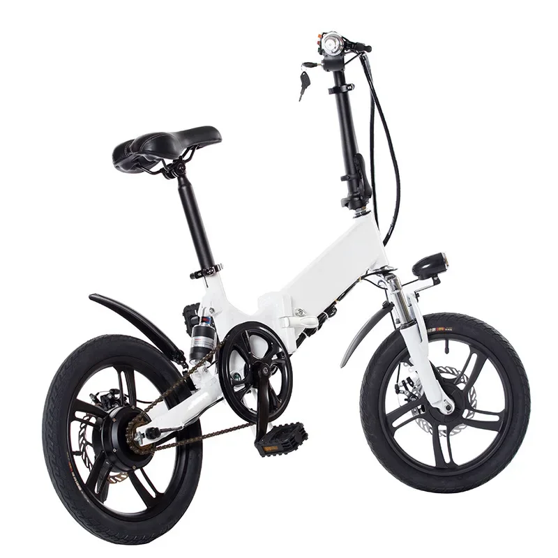 Electric Bicycle Foldable 16-inch Single Lightweight Bicycle 36V Aluminum Alloy