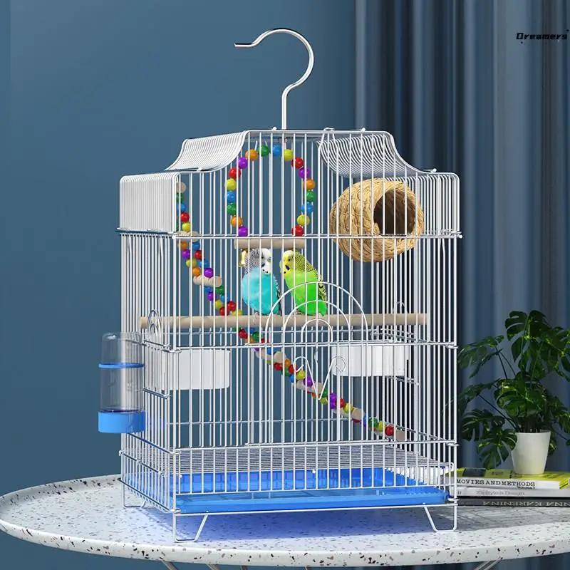 

Portable Budgie Bird Cages Canary Outdoors Southe Park Carrier Bird Cages Metal Breeding Jaula Pajaro Pet Products WZ50BC