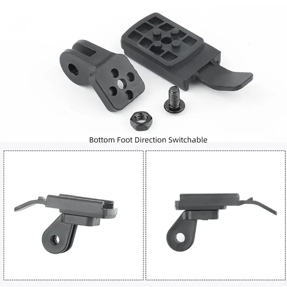 MTB Bicycle Stand Mount Lamp Bracket for Gopro Interface Headlight Adapter Metal for Rockbros QD-250 YQ200/400 Blackbird L1