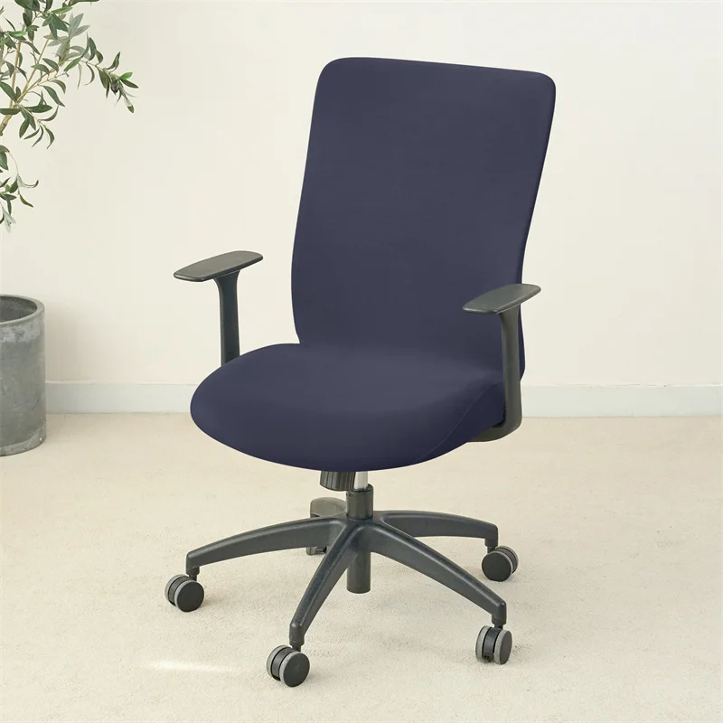 1PC Einfarbig Büro Sessel Abdeckung Stretch Spandex Computer Stuhl Abdeckungen Lift Rotierenden Stuhl Fall Funda Silla Escritorio – Detail 17