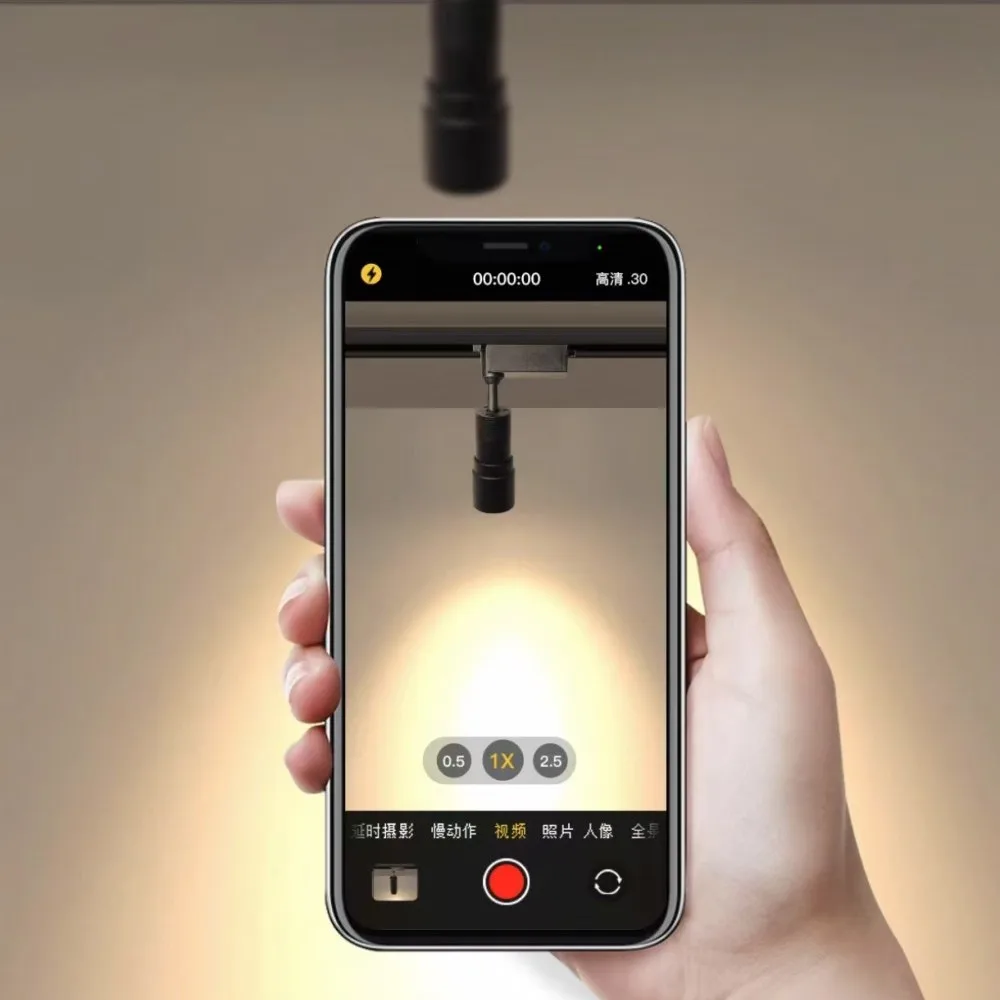 LED 조명 360도 회전 줌 스포트라이트, 초점 가정용 천장 조명 COB 조명, 회사 레스토랑 매장