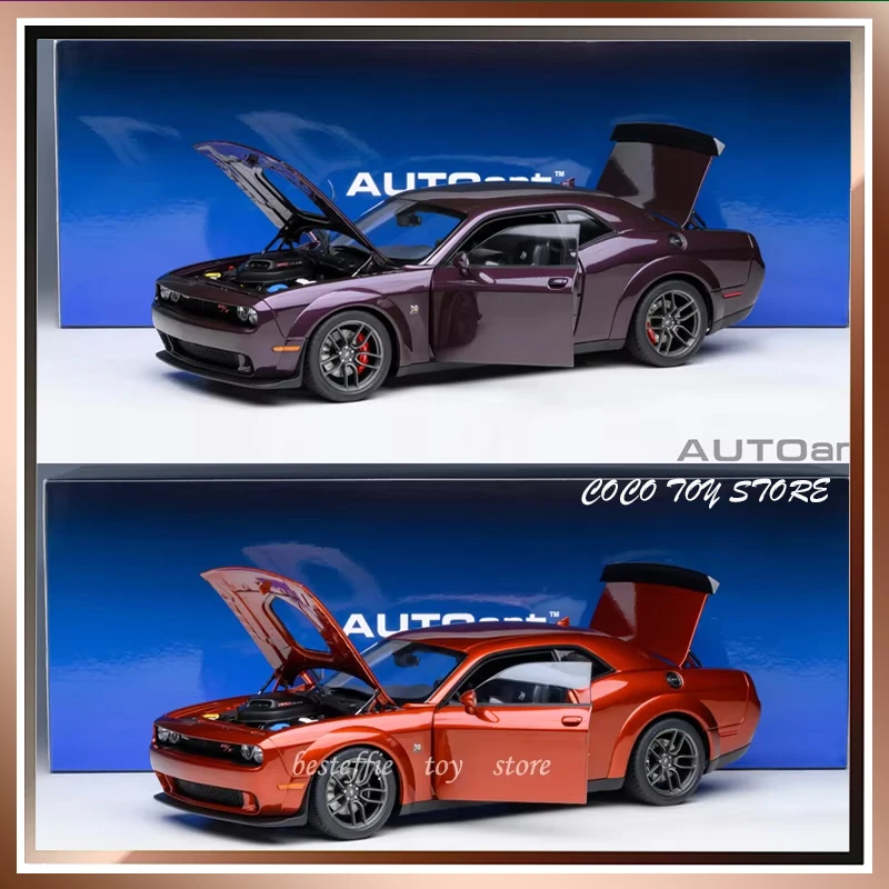 Autoart Car 1/18 Dodge Challenger Srt 2022 Edition Car Model  Model Room Ornament Display Models Boy Collection Christmas Gift