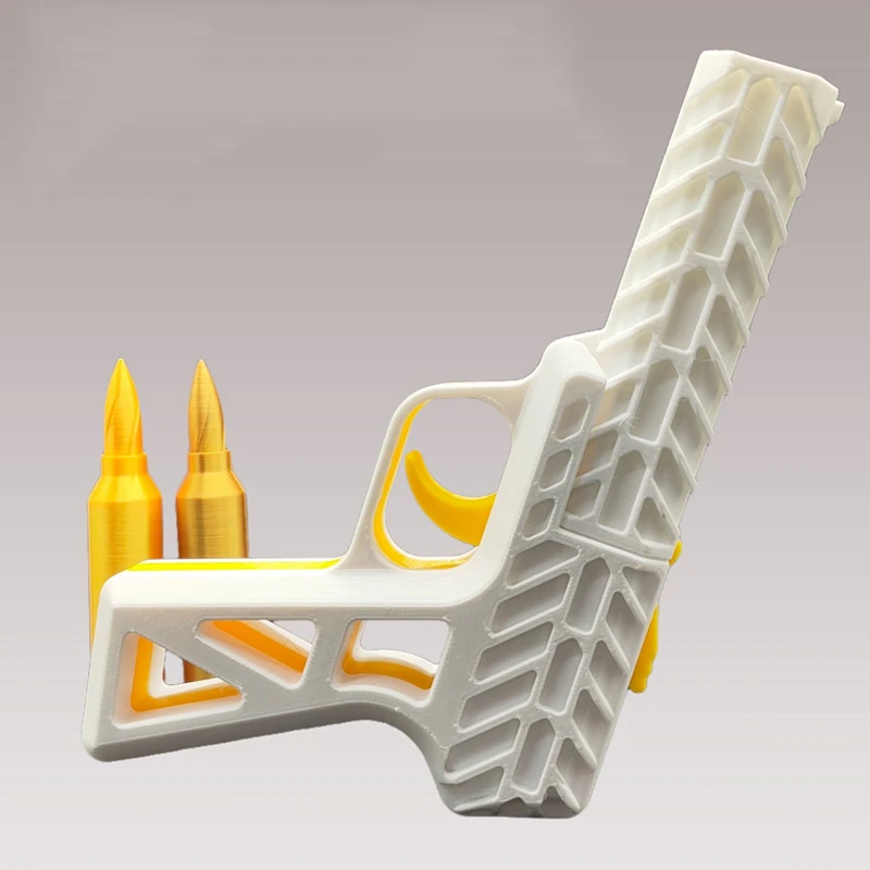 Outdoor Portable EDC Creative 3D Printing Can Fire Soft Bullet Gun Toy Tool