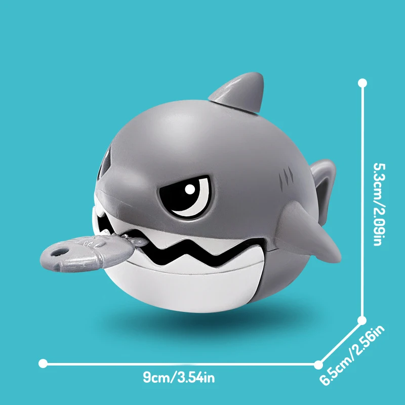 ของเล่นเด็กสร้างสรรค์ สนุกสนาน ฉลามกัดด้าย ดึงเชือก จี้พวงกุญแจ ตกแต่งกระเป๋า ของขวัญงานปาร์ตี้