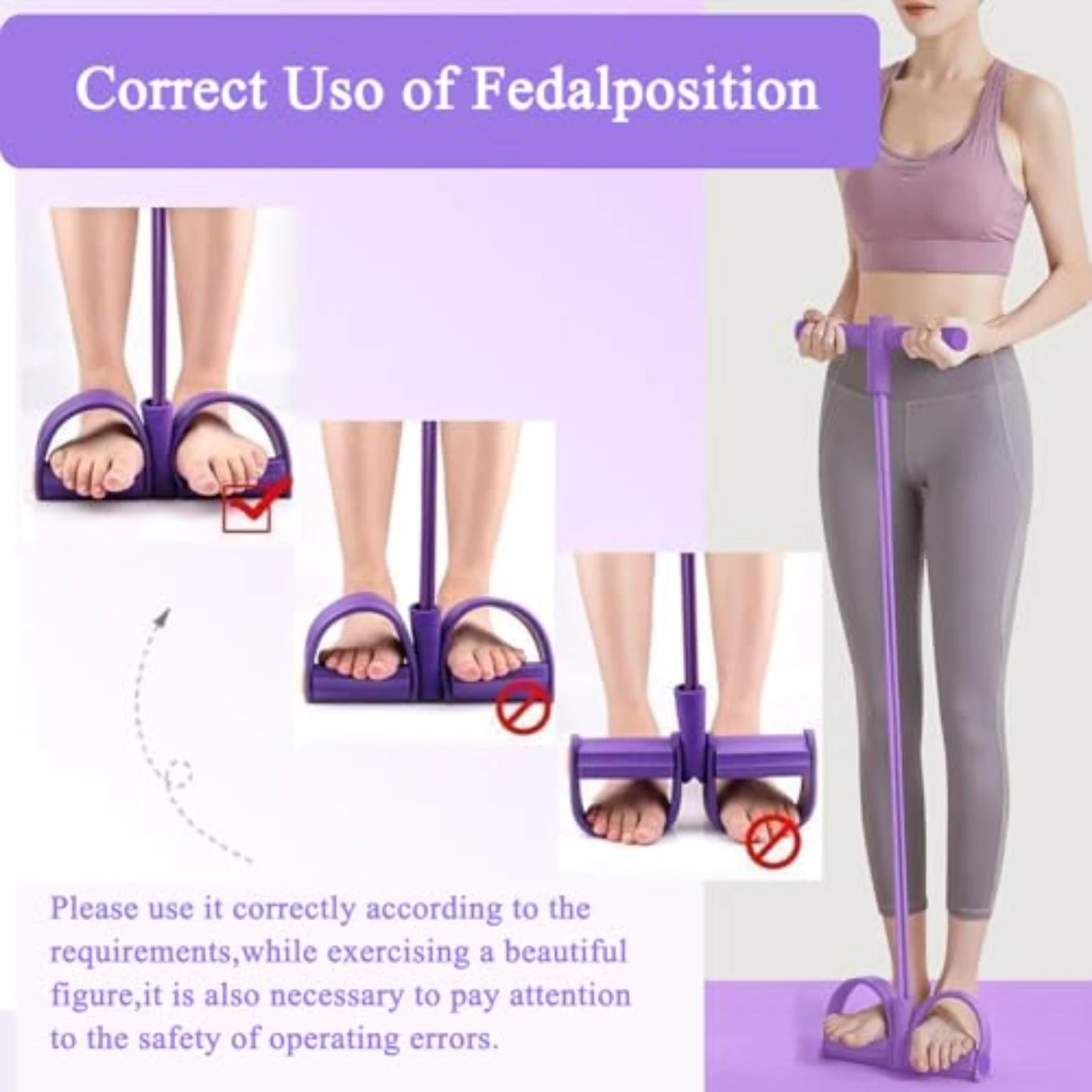 6 أربطة مقاومة لليوجا المرنة، تمرين كامل الجسم، تنحيف الخصر والذراع والساق، معدات لياقة بدنية متينة #3