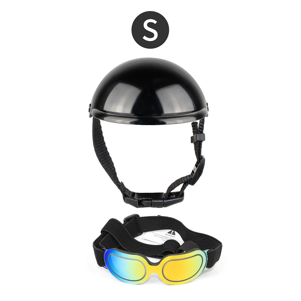 Dog Helmet Cat Goggles Pet Supplies Protective Gear Multicolored Sweet Gift Breathable Solidness Fashionable Exquisite