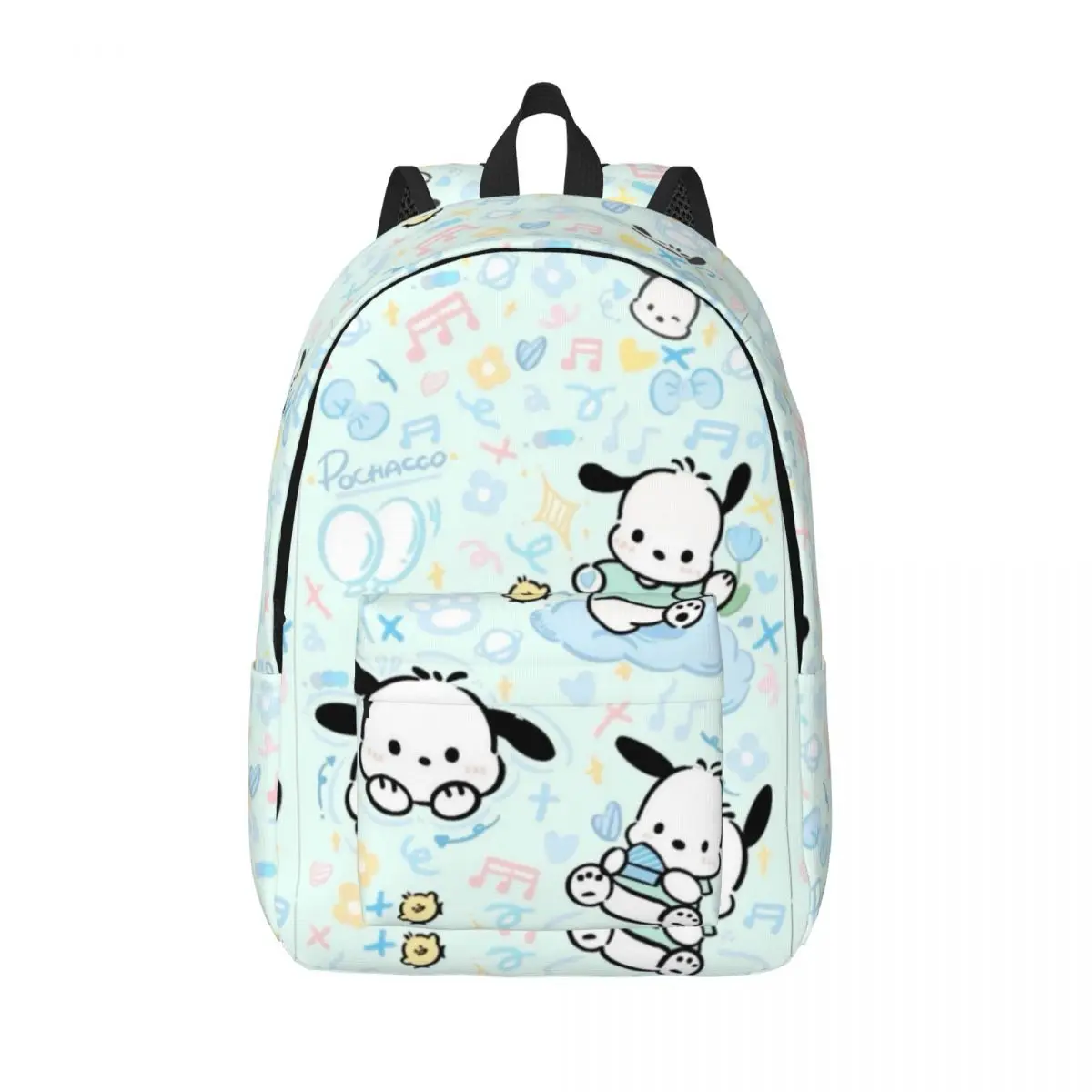 Pochacco Bedrukt Lichtgewicht Casual Schooltas Voor School, Outdoor, Winkelen, Kantoor 15in 17in