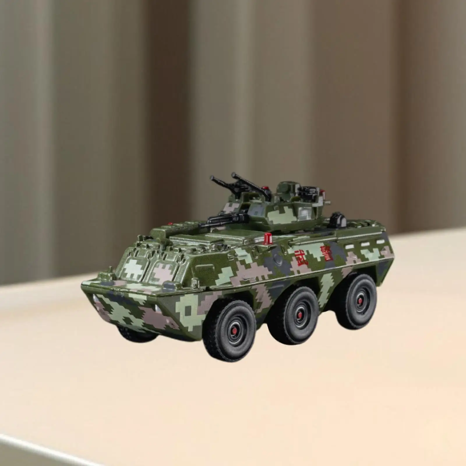 1/64 Scale Mini Armored Car Model Alloy Mini Car Car Toy Cars Gift Shelf Decor Pretend Play Diecast Model Toy Car for Teens