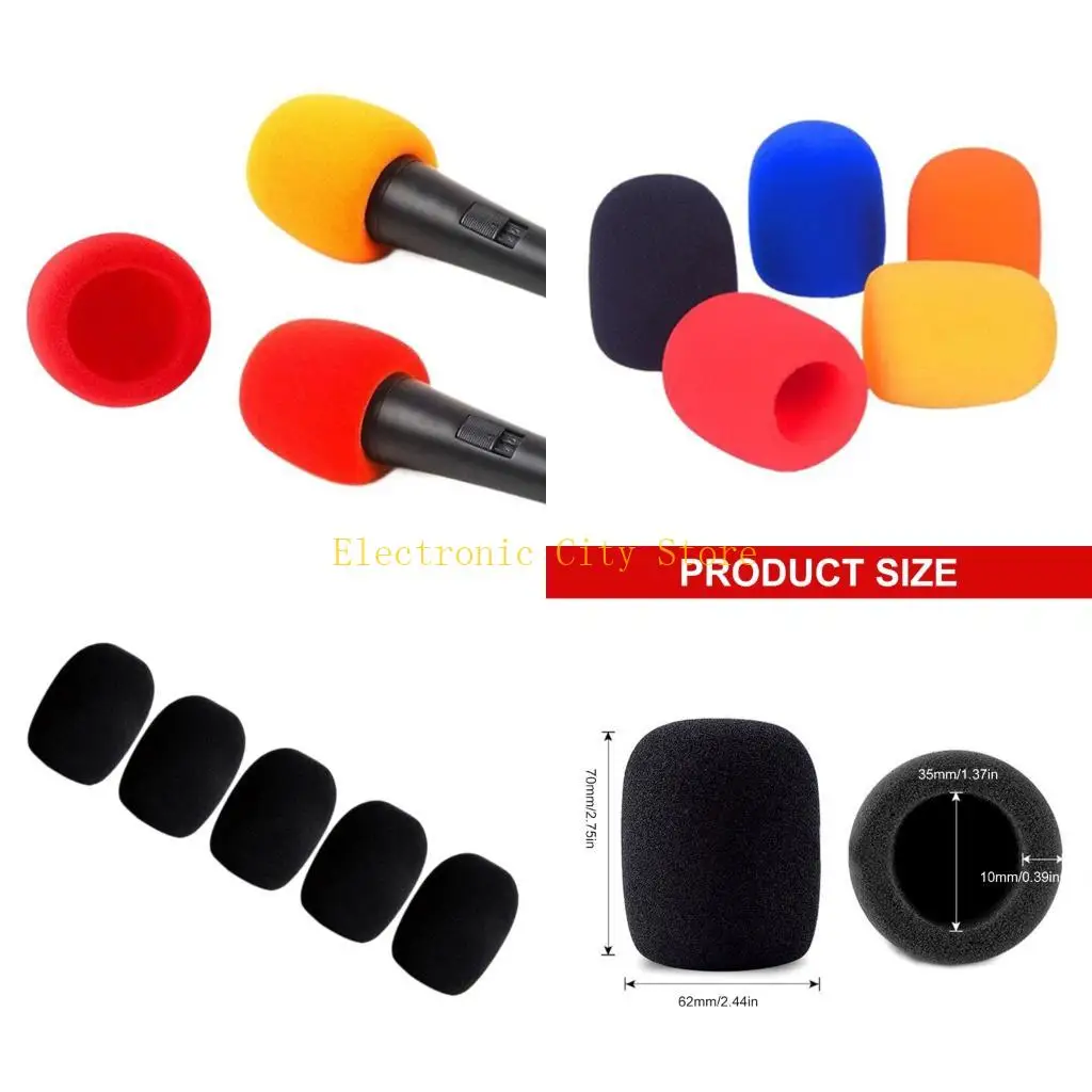 Schirded Foam Cover für Standard MICS Professional Podcast Studio Essential Accessoire Hu8d