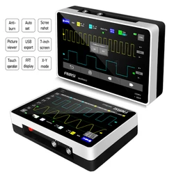 FNIRSI 1013D Portable Mini Digital Tablet Oscilloscope 2 Channel 100M Bandwidth 1GS Sampling Rate 7 Inch Tablet Oscilloscope