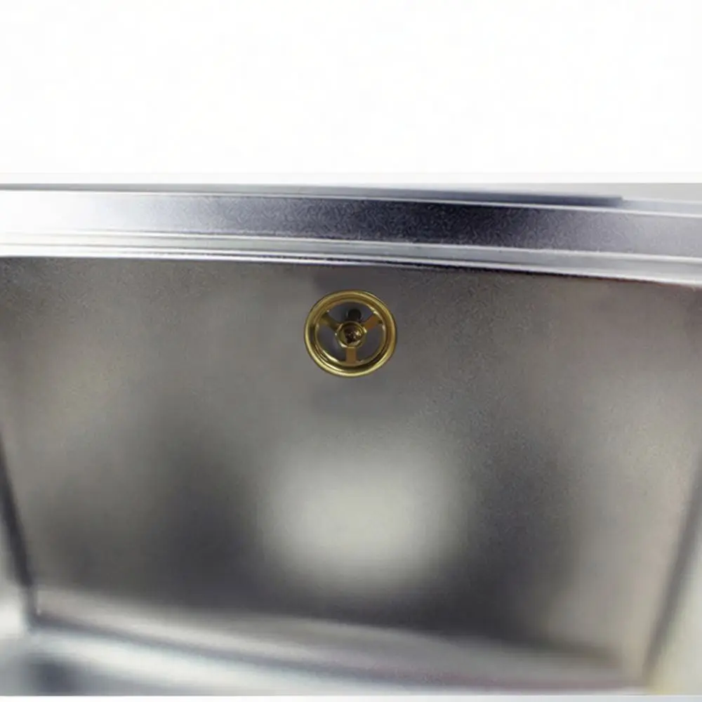Kitchen Basin Overflow Cover Gold Round PVD Plating Sink Accessories Drainage System Replacement Part Modern Style Connector