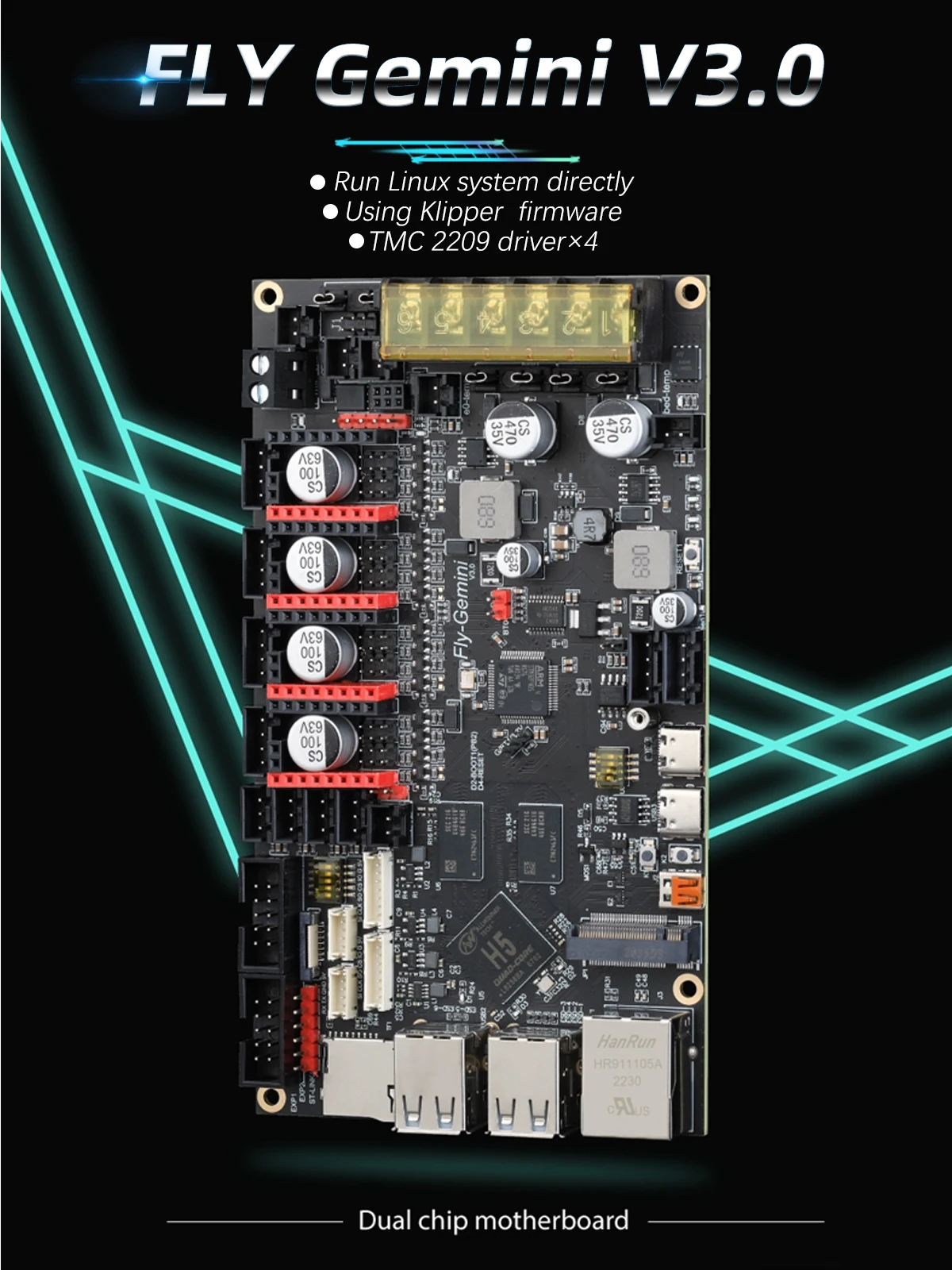 Kit d\'imprimante 3D Mini Stepréscolaire burner DIY, prise en charge Klipper PI, mise à niveau du nouveau SIBOOR V0.2 R1, VOrepository 0.2 R1 Corexy,