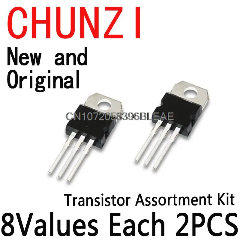 8value*2PCS 16PCS 7805 7809 7812 7815 7905 7909 LM317 L7912 Diygba LM317T TO-220 Transistor Assortment Kit Voltage Regulator