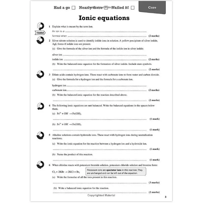 بيرسون مراجعة Edexcel GCSE مصنف مراجعة أعلى للكيمياء لعام 2025 و2026 تقييمات ولامتحانات 9781292131948 #4