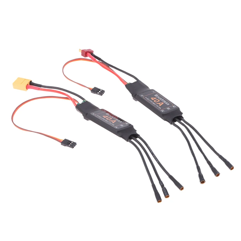 Mitoot-Controlador ESC de velocidade sem escova, 2-4S, 5V, 3A UBEC, RC FPV Quadcopter, RC Aircraft Helicopter, 40A