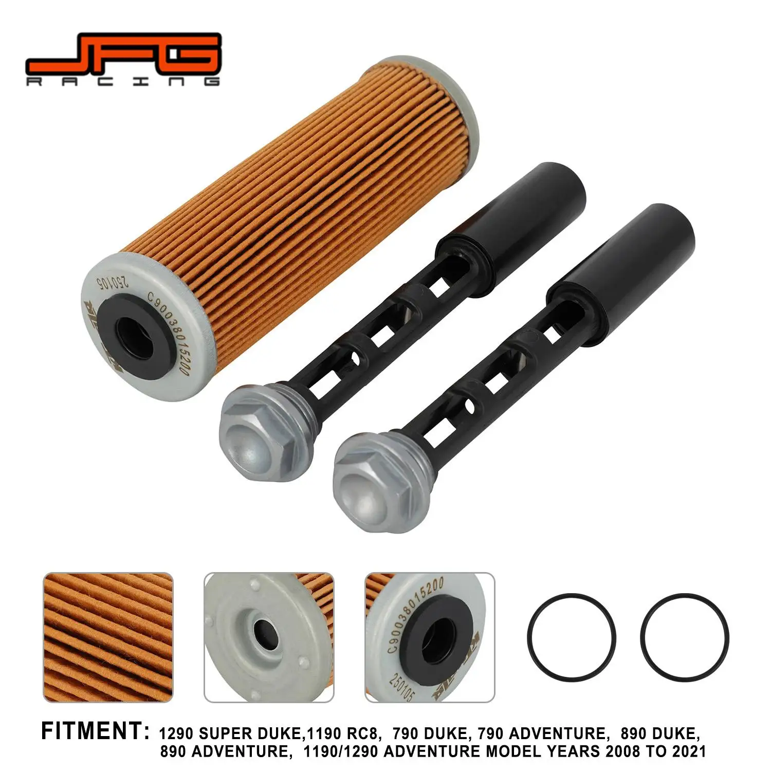 

Engine Oil Filter Air Filters Kit For KTM 790 890-1290 Duke Adventure RC8 1190 Super Duke 2008-2021 Motorcycle Parts