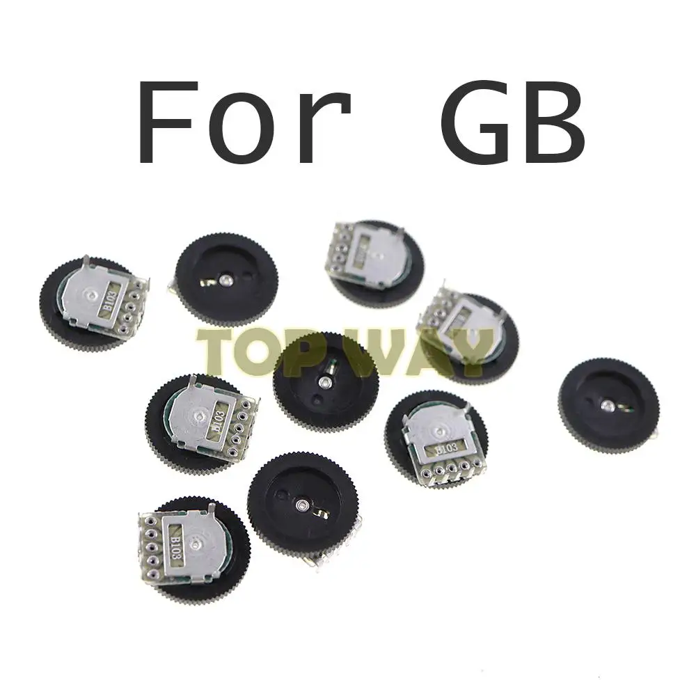 50 Buah Pengganti untuk GBA GBC Tombol Sakelar Volume Potensiometer untuk Gameboy Klasik untuk GB Klasik DMG