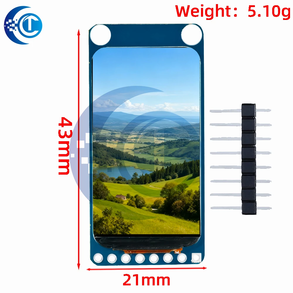 1.47 "1.47 Inch 172x320 SPI Full Color TFT HD IPS Scherm LCD LED Display Module 172*320 ST7789 Controller 3.3V SPI Interface