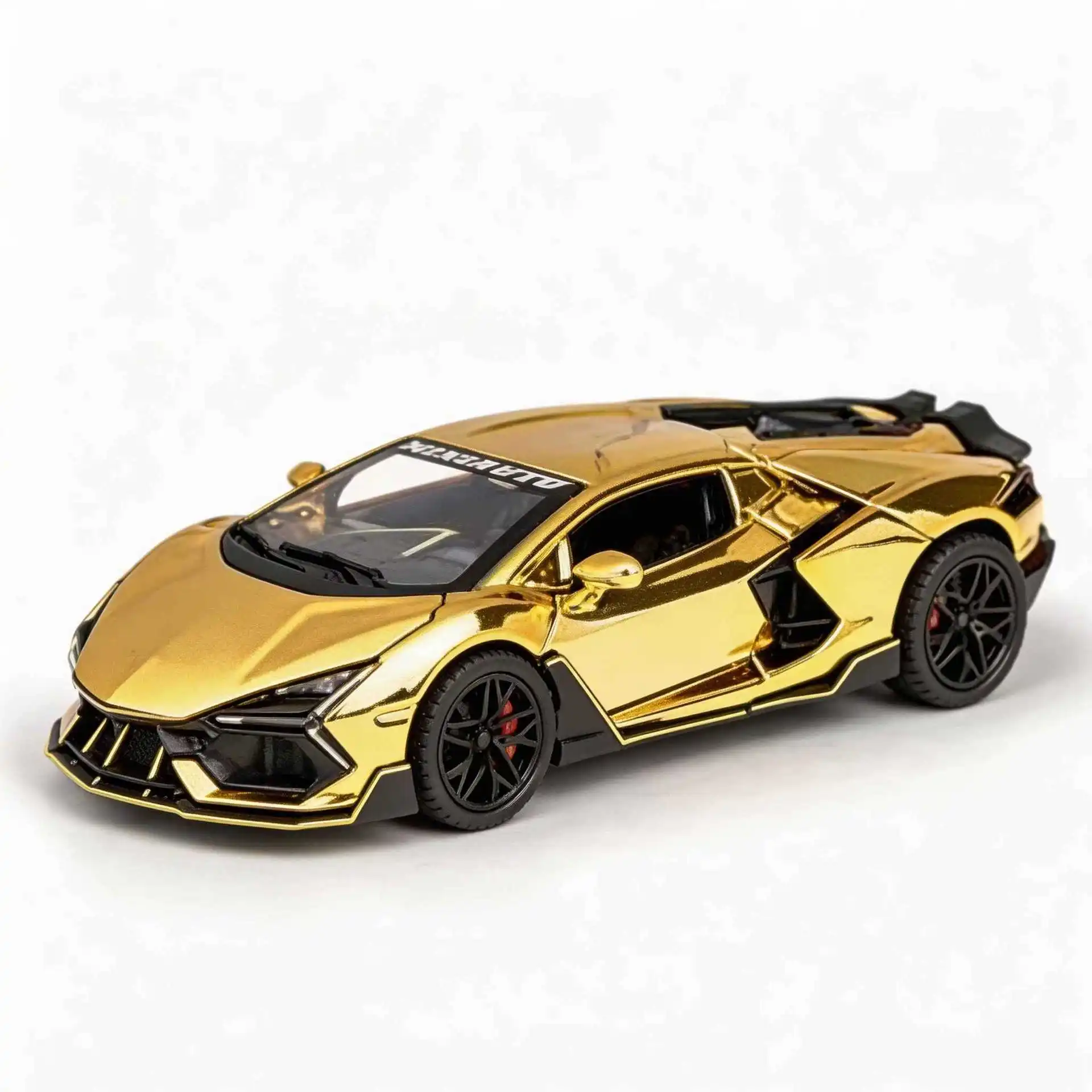 

Модель гоночного автомобиля 1:32 Revuelto, литая металлическая модель из сплава, со звуком и светом, коллекционная, детская игрушка, подарок, украшение