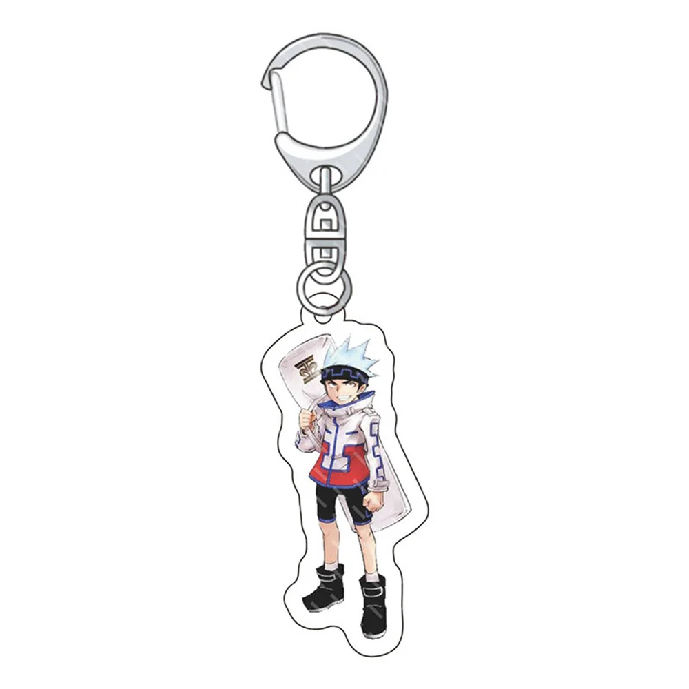 Anime SHAMAN KING YOU ASAKURA AMIDAMARU Cosplay Key Chains Two-sided Keychain Cosplay Acrylic Pendant Prop firend Toy Gift