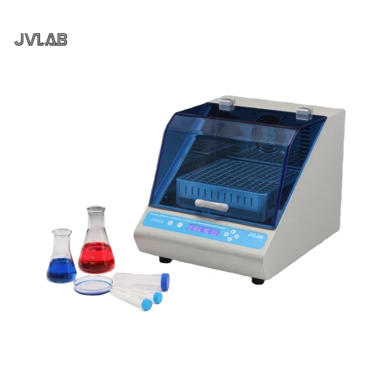 Orbital Shaker-Incubator Compact Bench-top Shaker-Incubator Benchtop Horizontal Lab Constant Thermo Shaker 300rpm JOS20