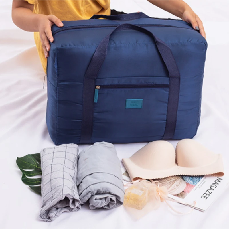 Sac de voyage pliable léger : bagage à main fourre-tout unisexe pour les week-end et les déplacements de nuit