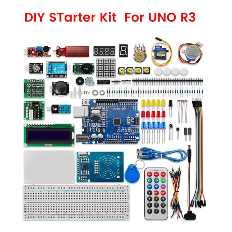 Starter Kit Programmable E-Learning DIY For UNO Project Starter Kit With Tutorial For UNO R3