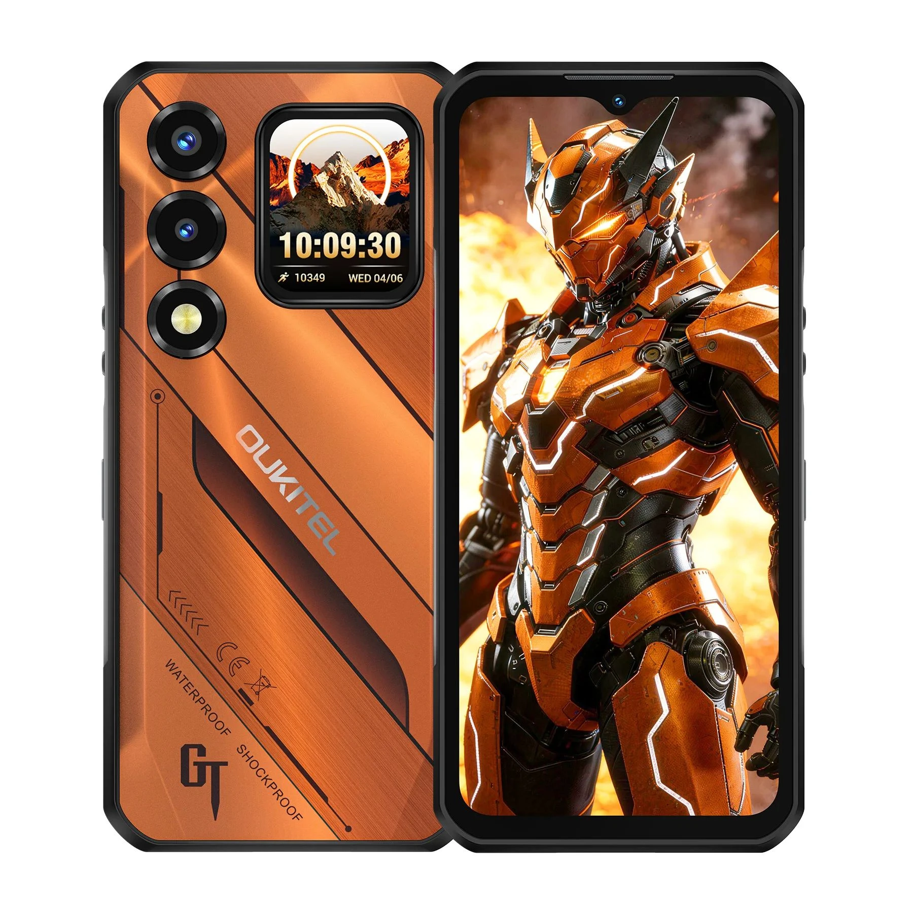 Oukitel WP66 Rugged Smartphone 12GB RAM 512GB Storage 6.6'' Display Android 16 Dimensity 7025 Processor 108MP Camera 33W NFC 5G