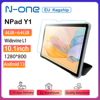 N-one NPad Y1 Android 13 10.1'' Tablet (4+4) 8GB+64GB 1280*800 IPS Screen 4-Cores UNISOC RK3562 WIFI Study Tablet