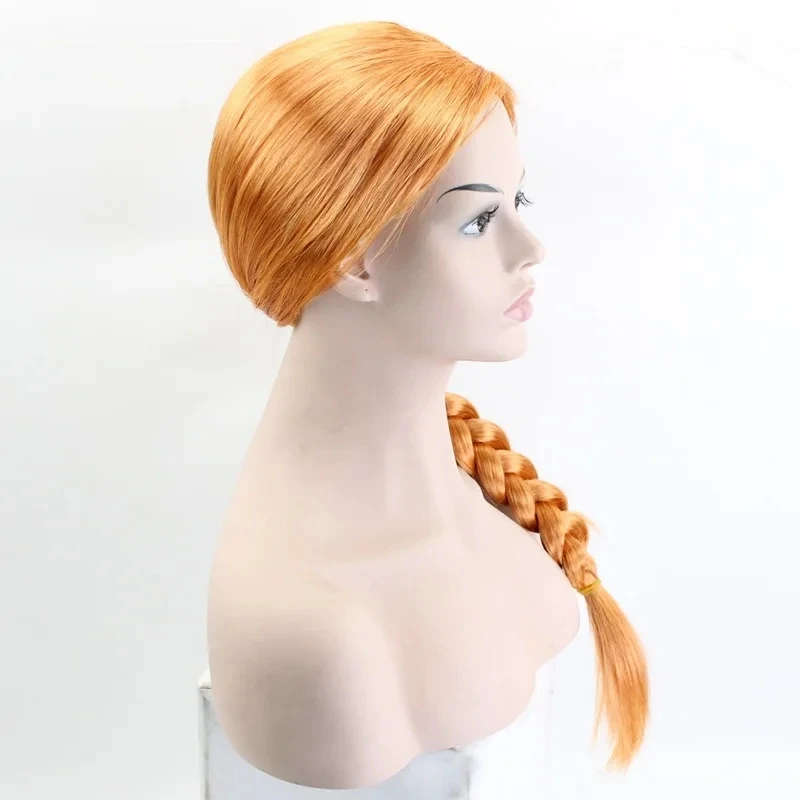 WHIMSICAL W Anime Wigs Fiona Princess Cosplay Wig Ultra-long Brown Braid Wig Cosplay Props Anime Wigs Princess Fiona Wig