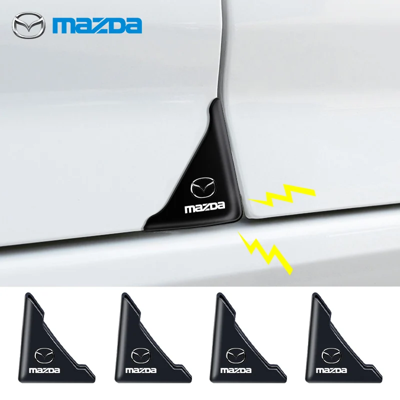 2PCS Car Styling Door Corner Cover Anti-scratch Protector For Mazda 6 3 5 2 CX5 CX3 323 Demio Axela Atenza CX9 MX3 MX5 RX8 CX4