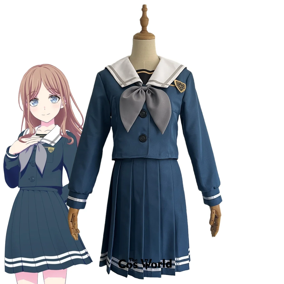 

BanG Dream Tsukinomori Academy для девочек MyGO Nagasaki Soyo зимняя форма наряды на заказ аниме костюмы для косплея