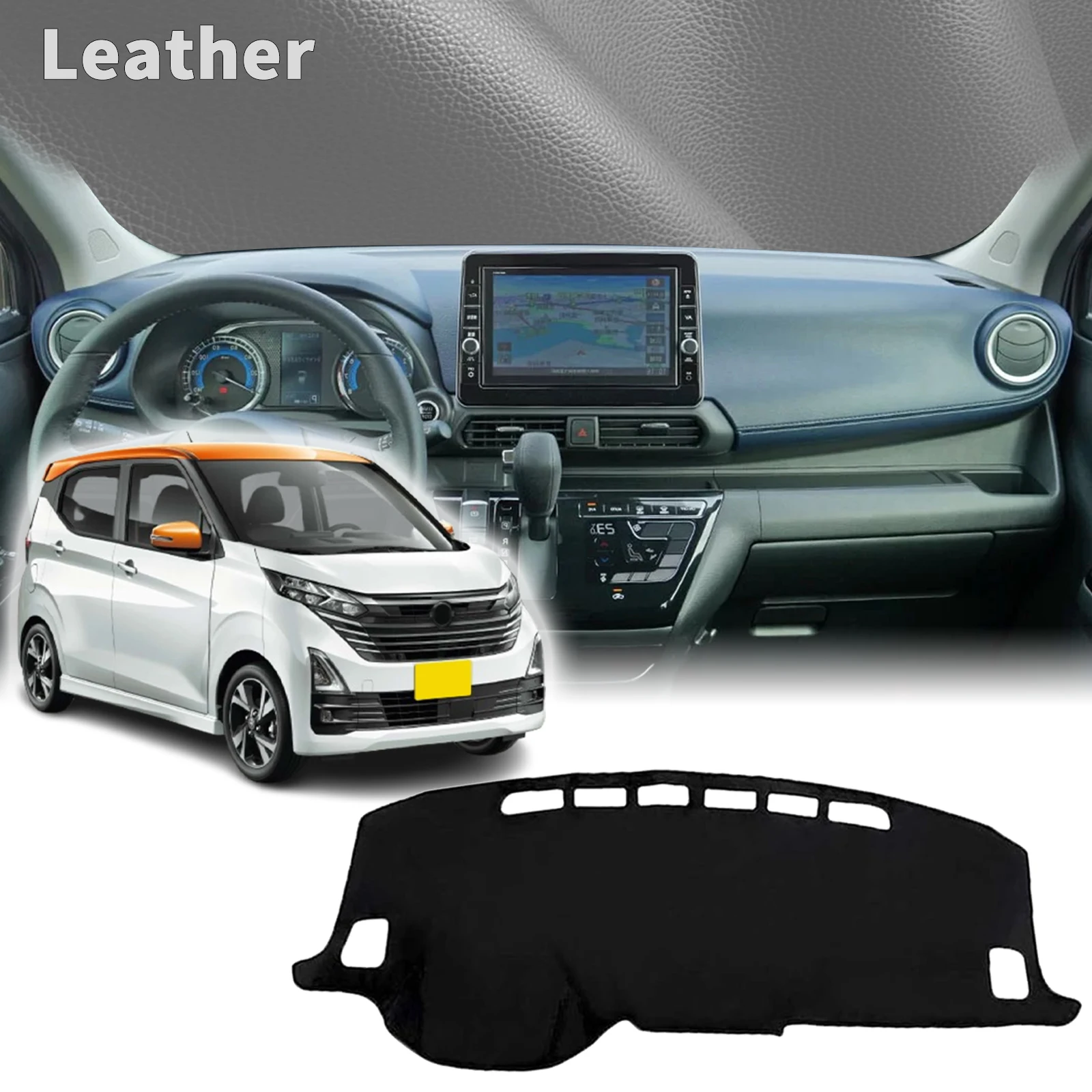 

for Nissan Dayz B40 for Mitsubishi EK 2019-2025 Car Accessories Protective Carpet Dashmat Dashboard Cover Pad DashMat Sunshade