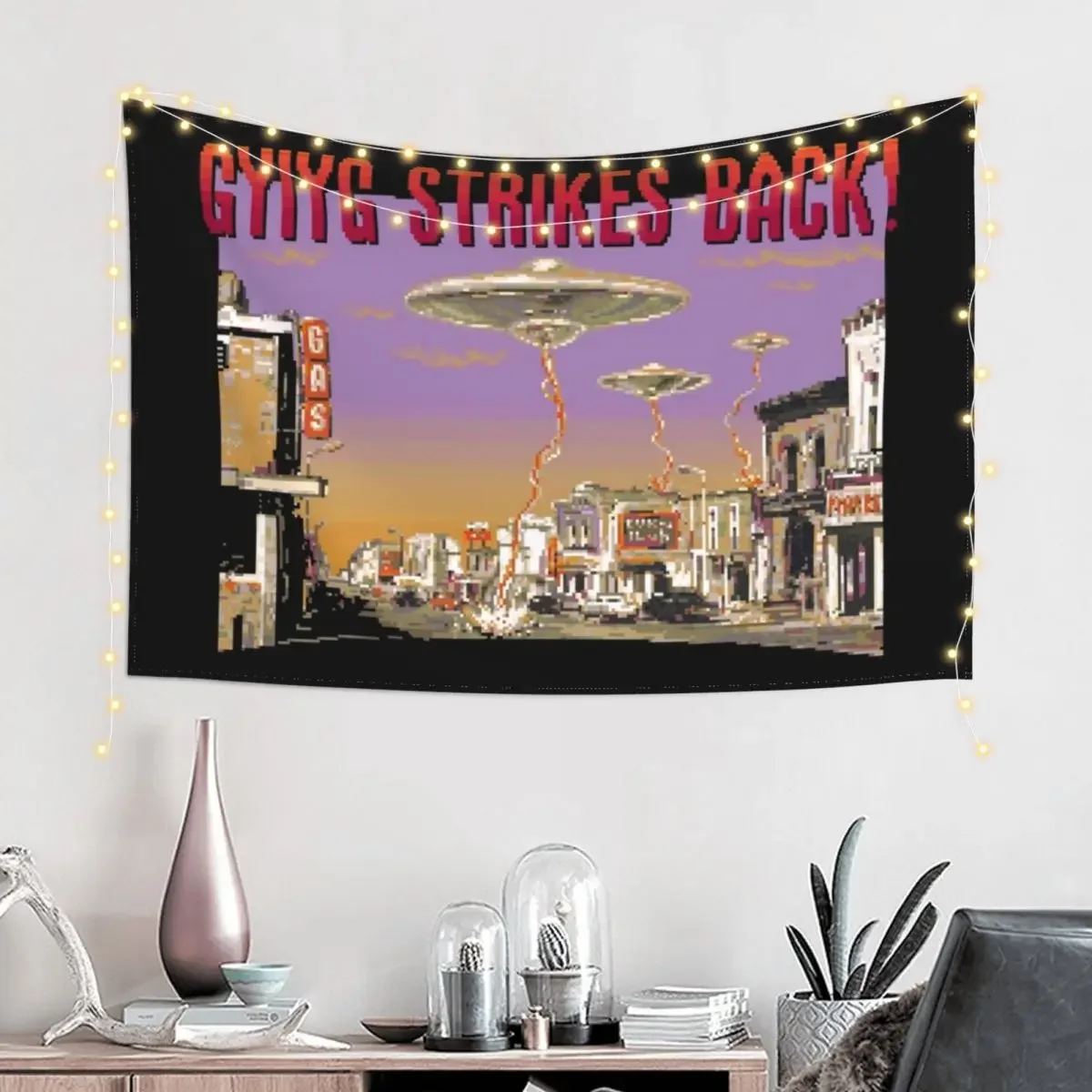 Gyiyg Strikes Back! Tapestry Cute Decor Anime Decor Room Decorations Tapestry