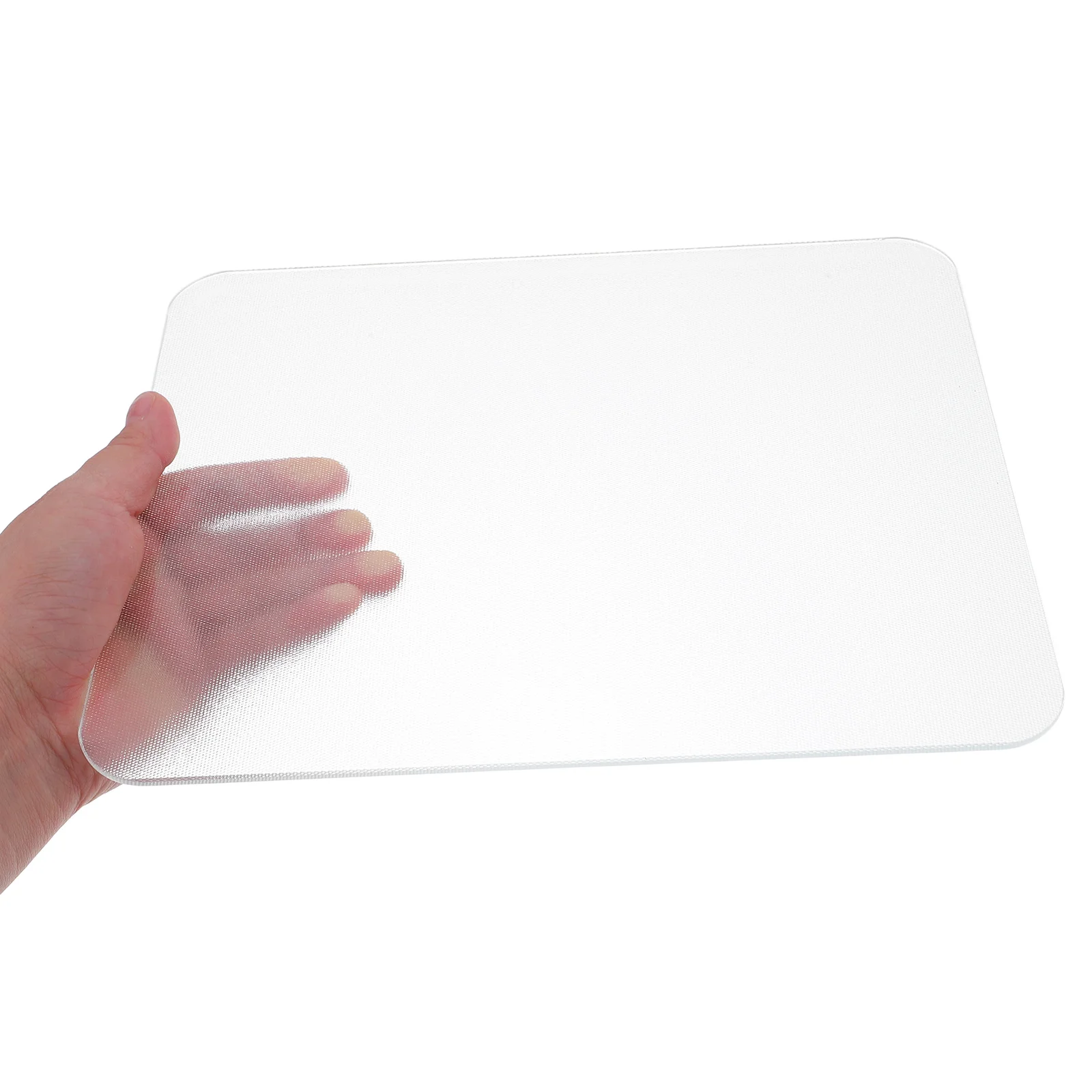 

2Pcs Transparent Glass Mouse Pad Smooth Surface Non-Slip Office Desk Mat for Laptop and Pc Accessories