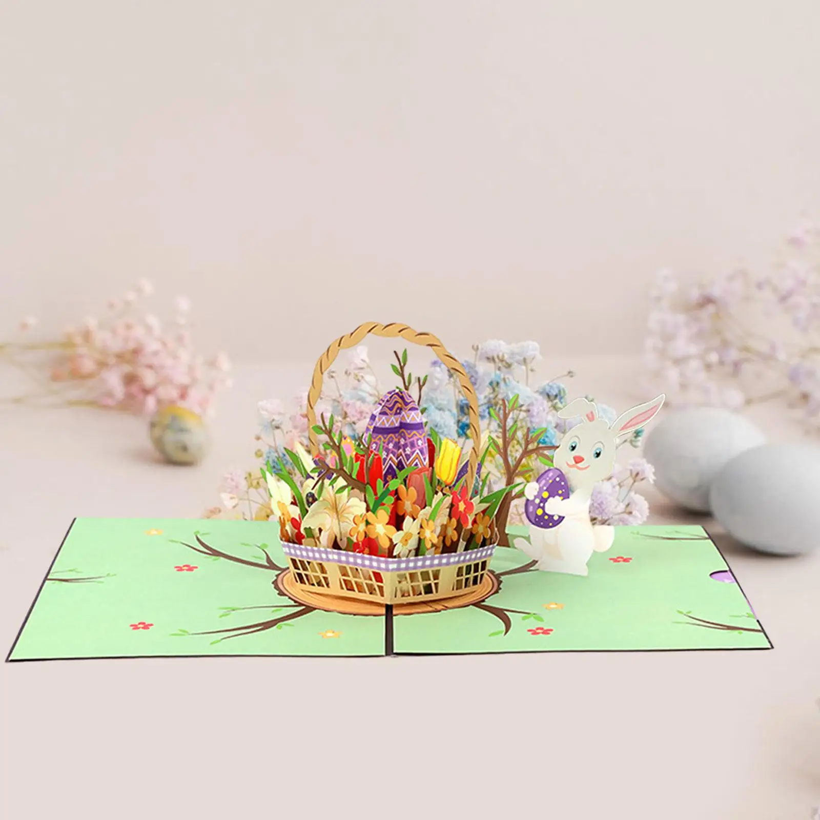 Biglietto d'auguri di Pasqua Biglietto di compleanno Biglietti popup di buona Pasqua per eventi pasquali