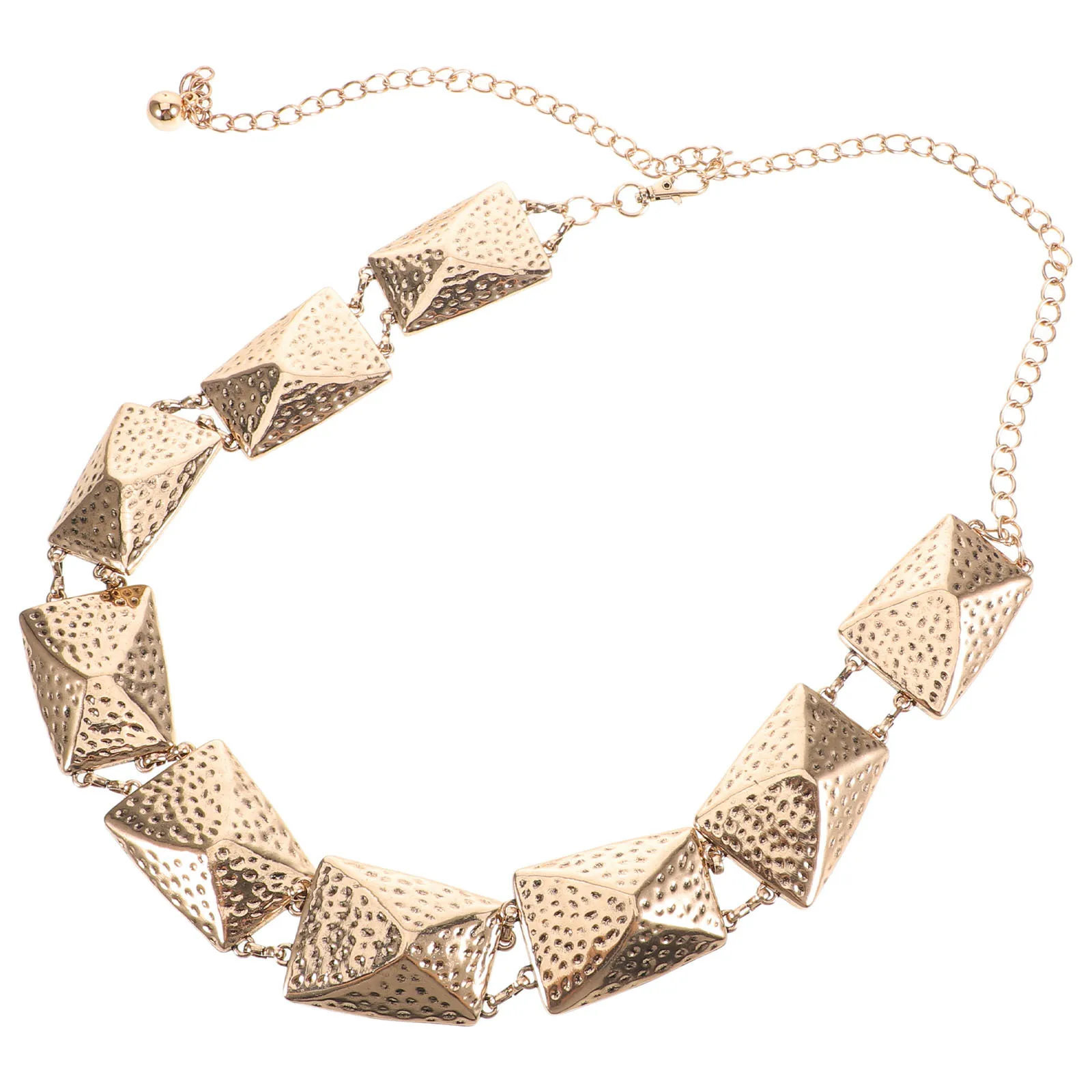 

Golden Chain For Women Chunky Pyramid Metal Waist Chain Adjustable Body Belt For Dresses Jeans – Women’S Fashion Metal