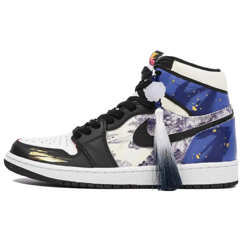 

【Customize】Jordan Air Jordan 1 Vintage Basketball Shoes Unisex Sneakers shoes 555088-603