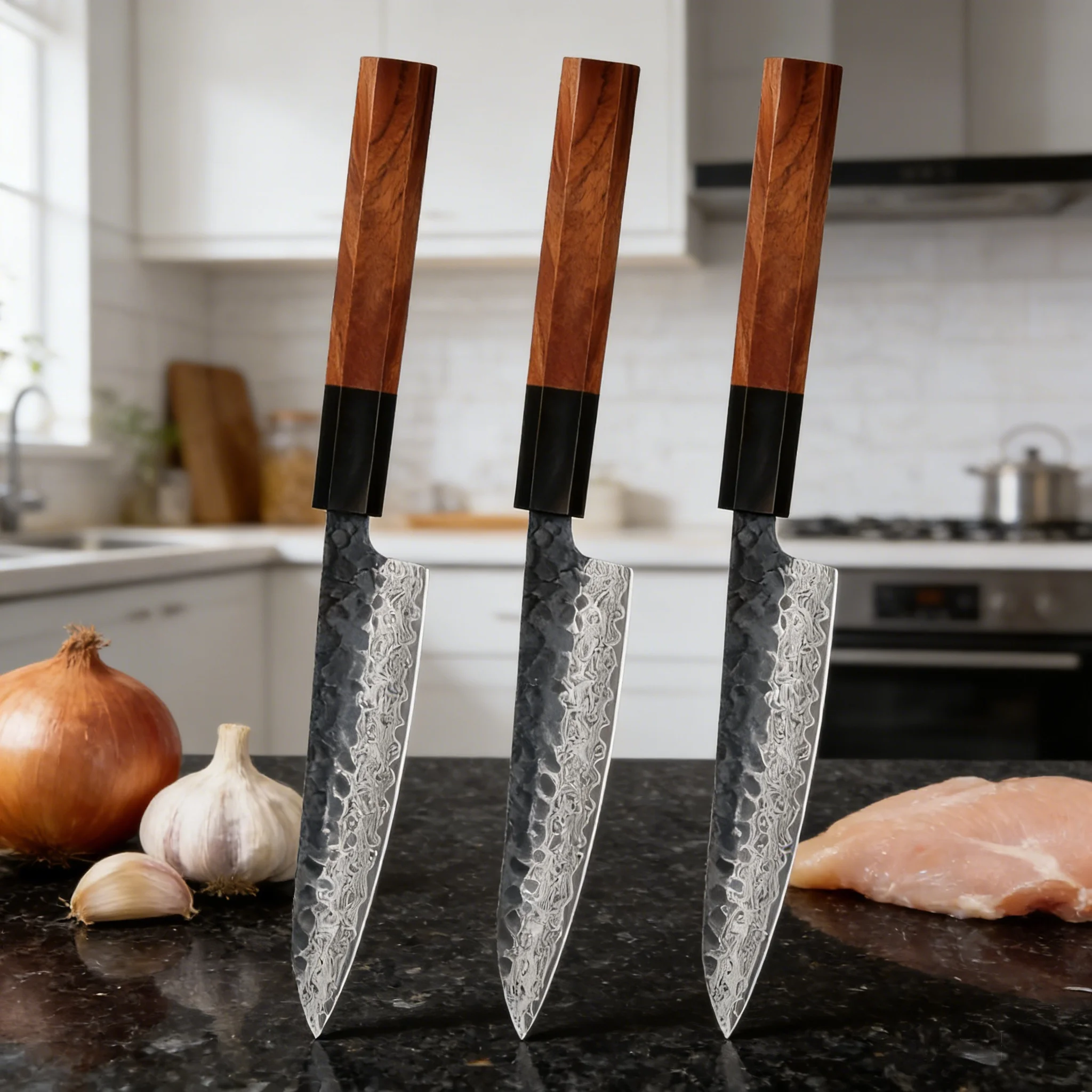 1/2/3PCS,67 Layer Damascus Steel Utility Knives Meat Kitchen Cooking Knife Home Kitchen Restaurant Knife Kitchen Stuff