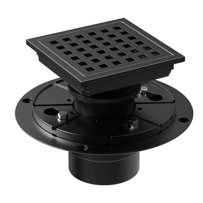 

4 Inch Square Shower Drain Floor Outlet